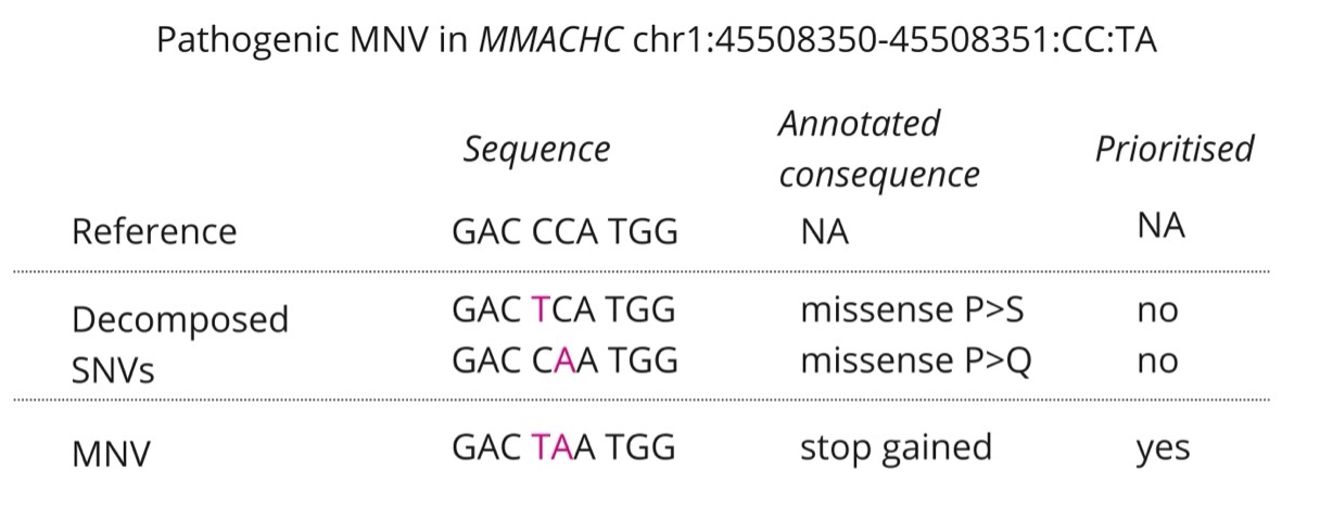 MNV example